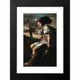 thumbnail image 2 of Domenico Fetti 16x24 Black Modern Framed Museum Art Print Titled - David with the Head of Goliath (1620s), 2 of 5