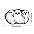 thumbnail image 3 of Beautynvta Theme Ghost Rug, Cute Three Ghosts Shaped Entryway Rug, Non-Slip Absorbent Plush Doormat for Indoor Outdoor Porch Spooky Party Decor, 3 of 6