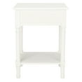 thumbnail image 7 of SAFAVIEH Whitney Solid 1 Drawer Accent Table, Distressed White, 7 of 7