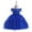 Blue, variant on Shldybc Girls' Tulle Flower Princess Wedding Party Dresses for Toddler and Baby Girl Gown Net Yarn Mesh Bow Ruffles Dresses