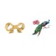 thumbnail image 1 of Tirador de latón con forma de lazo para cajones de cocina. decorativo de PVC para pared, ideal para salón, baño, armarios y cómodas., 1 of 8