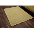 thumbnail image 2 of Hand Tufted Woolen Beige 6x4 ft Area Rug Wool Carpet by MystiqueDecors Contemporary Living & Dining Room Bedroom Rugs, 2 of 5