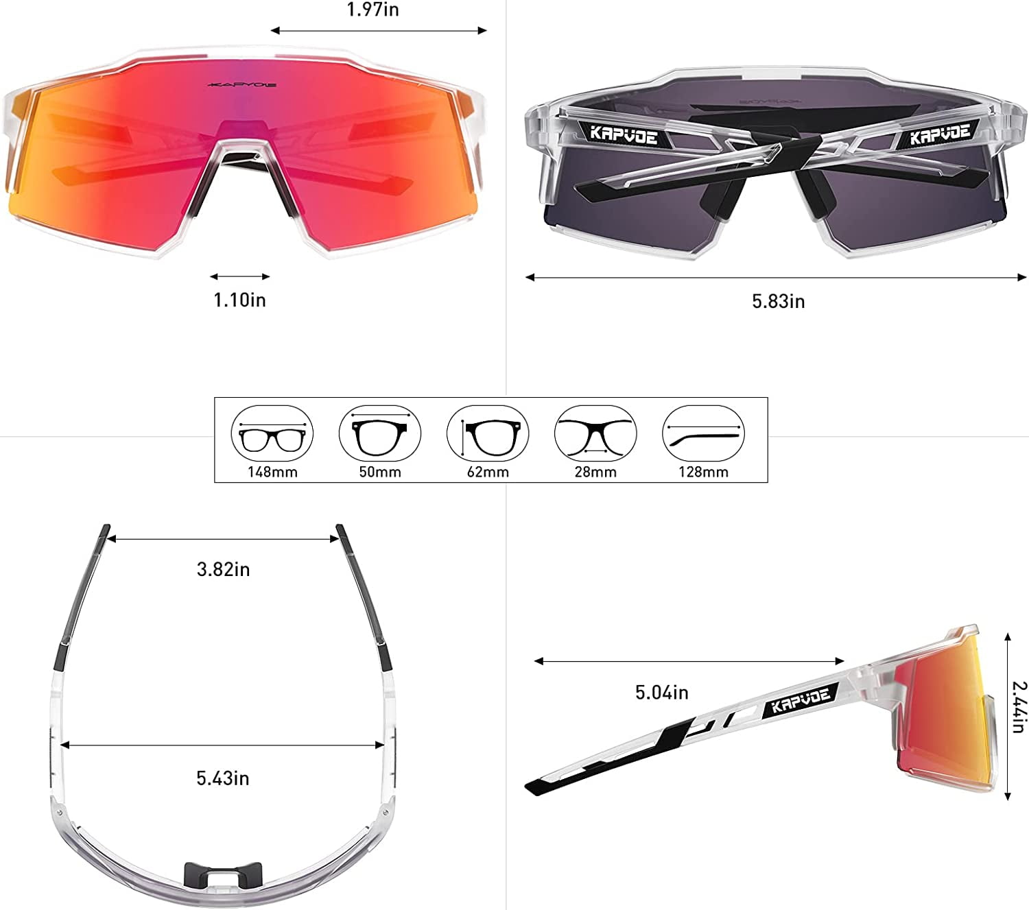 TR90 Sport Polarized Sunglasses C6053 – CAREVISY