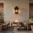 thumbnail image 3 of Elk Home Forged Provincial 22-Inch Wall Lantern in Charcoal, Southwestern, 3 of 5