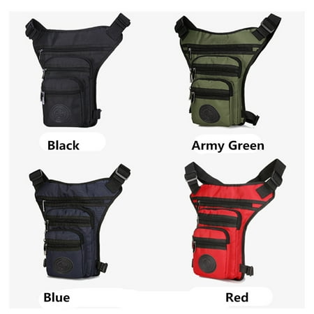 Waterproof Nylon Drop Leg Bag Fanny Waist Pack Thigh Belt Hip Bum Casual Shoulder Bag Military Motorcycle Riding (Best Exercise For Legs Thighs And Bum)