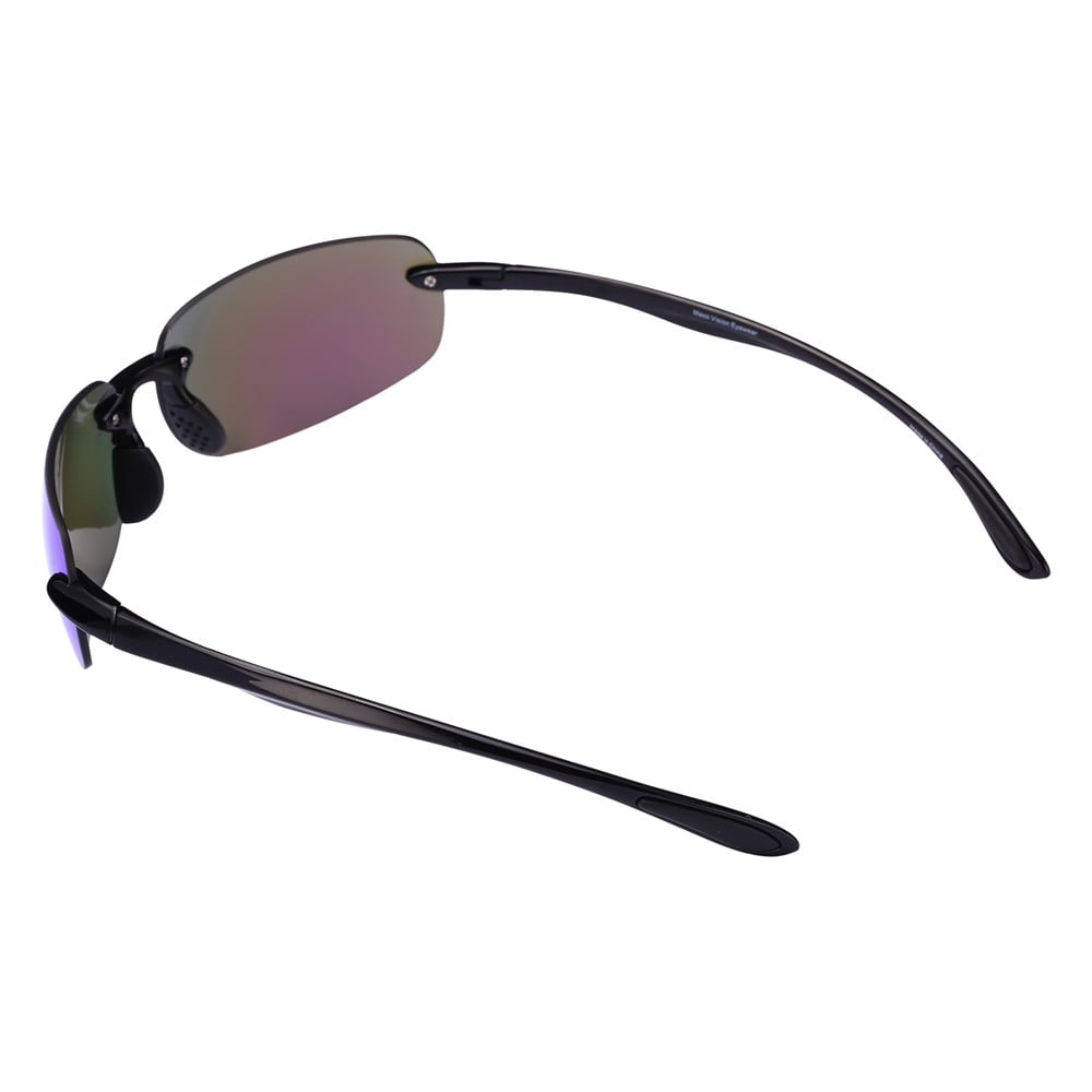 "The Influencer" Sport Wrap Polarized Sunglasses for Men and Women - Lightweight Frames - Amethyst Sunrise