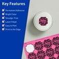 thumbnail image 3 of Avery Square Scalloped Labels, Bright Pink, 1-5/8" x 1-5/8", 1,600ct, 3 of 11