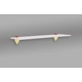 thumbnail image 2 of Wallscapes HSJKIT724YERD 24 in. Jazzy Shelf, Yellow, Red & White, 2 of 5