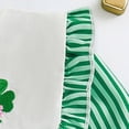 thumbnail image 5 of mgoYE My First St Patricks Day Baby Girl Outfit Newborn Shamrock Bubble Romper Infant Cute Onesie Spring Summer Clothes(Green,6-12 Months), 5 of 8