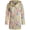 White Rainbow Haze, variant on Womens Rain Jacket Lightweight Insulated Water Resistant Windbreaker for Women