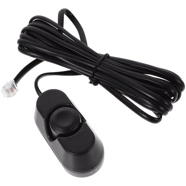 Black PVC Automotive Amplifier Volume Controller for Car Use with Remote Easy Installation and
