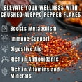 thumbnail image 6 of Aleppo Pepper Flakes - Turkish Pul Biber Chili - Urfa Syrian Halaby Seasoning Spice - 9oz, 6 of 10