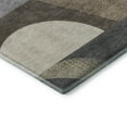 thumbnail image 3 of Addison Rugs Mayfield Premium Machine Washable Transitional Mid Century Brown Rectangle Rug, 3' X 5' Machine Washable Transitional Mid Century Brown Oversized Sherpa Throw Blanket, 3 of 7
