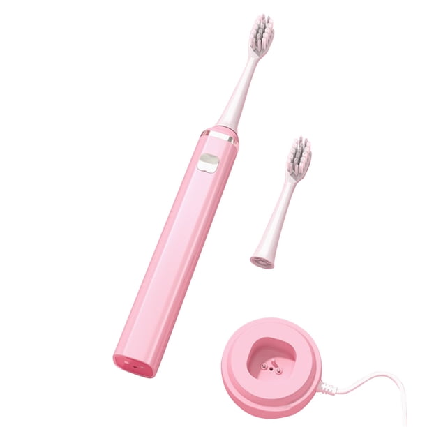 Soidarity Cepillo de eléctrico Multi Color Impermeable 400mAh Limpiadores bucales Diseño silencioso Rotación Carga inalámbrica Cuidado bucal cuidado de los oídos Rosado Soidarity CE013749-04B