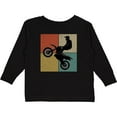 thumbnail image 3 of Inktastic Motocross BMX Dirt Biking Boys or Girls Long Sleeve Toddler T-Shirt, 3 of 5