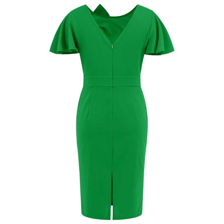 Summer Saving! Summer Saving! Ashirexll Midi Dresses for Women, Women's Casual Dresses, Women's Fashion Casual Solid Color Short Sleeve Round Neck Dress - Walmart.com Summer Saving! Summer Saving! Ashirexll Midi Dresses for Women, Women's Casual Dresses, Women's Fashion Casual Solid Color Short Sleeve Round Neck Dress - Walmart.com