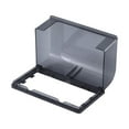 thumbnail image 2 of Cubierta de tomacorriente impermeable abatible para 2 tomas, protección multifuncional para caja de enchufes de exterior, para dormitorio, cocina e Negro, 2 of 9