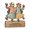 A, variant on Wooden Best Friend Ornament, Rustic Friendship Figurine with Heartwarming Message, Long Distance Relationship Gift for Women, Shelf Desk Decor for Living Room Bedroom Office, 5.91 Inch