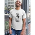 thumbnail image 2 of Sketch Of A Wizard With Staff Tee Men's -Image by Shutterstock, 2 of 4