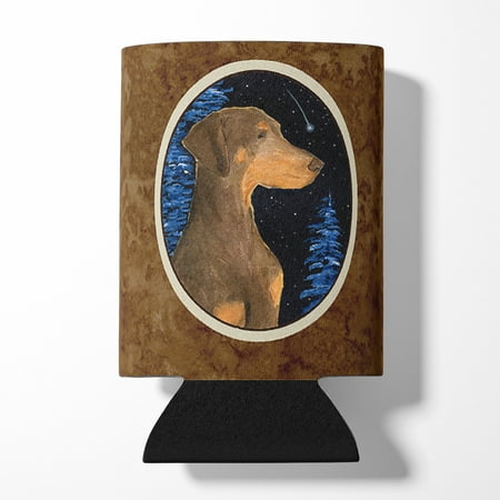 

Caroline s Treasures SS8462CC Starry Night Doberman Can or Bottle Hugger Can Hugger multicolor