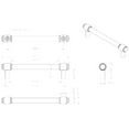 thumbnail image 5 of Jeffrey Alexander 775-128 Carmen 5-1/16" (128 Mm) Center To Center Glam Clear Acrylic Bar, 5 of 7