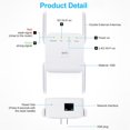 thumbnail image 6 of 5G 1200Mbps Wireless WiFi Extender Signal Booster Wifi Repeater Wi-Fi Signal Amplifier, 6 of 6