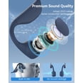 thumbnail image 3 of Auriculares de Conducción Ósea MONODEAL DV68 Bluetooth 5.3, IP67, 3 of 9