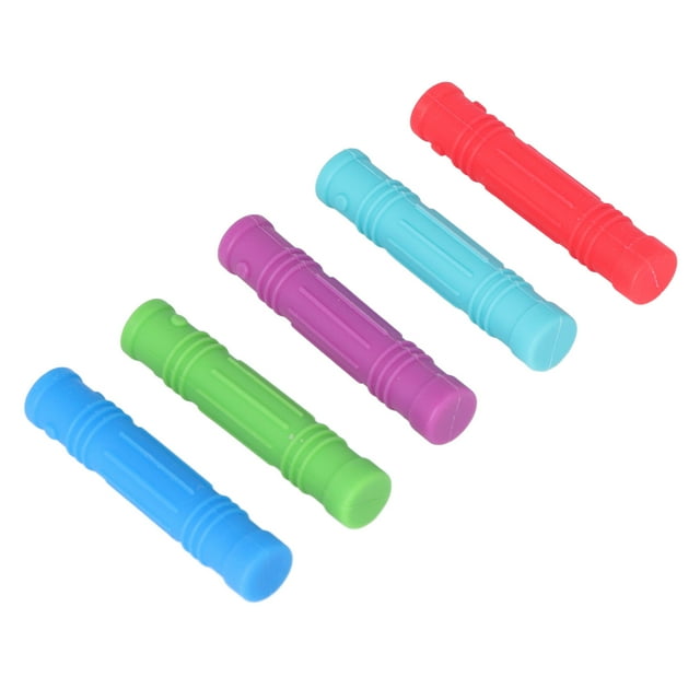 Baby Stahitth Stick, Baby Teleher Grip Fachining Silicona Suave 5 Pezas Fácil de Limpiar para El Recién Nacido