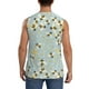 thumbnail image 4 of Fotbe Bees Men's Camiseta sin Mangas Estampada para Hombres, Playera Casual para Gimnasio, Entrenamiento, Playa-Large, 4 of 7