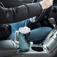 thumbnail image 4 of Yayeee 40oz Stainless Steel Tumbler with Straw and Handle Double-Wall Insulated Travel Water Bottle, Black Marble, 4 of 8