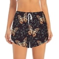 thumbnail image 4 of Lsque Butterfly1 Printed Women's Running Shorts with Liner Pockets,Elastic Quick Dry Workout Athletic Gym Yoga Shorts,Womens High Waist Shorts-Large, 4 of 9