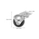 thumbnail image 2 of Sandcaster Furniture Ball Caster Wheels for Sofa 4Pcs Silver Iron, 2 of 5