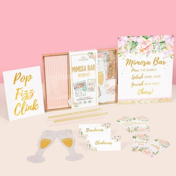 97ct Mimosa Bar Decor Kit