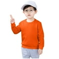 thumbnail image 2 of Kiijoy Toddler Boys Sweatshirt Unisex Solid Color Crewneck Pullover Sweatshirt, Sizes 2-3, 2 of 3