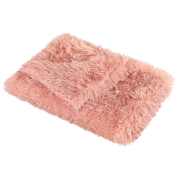 Calming Blankets Fluffy Premium Fleece Pet Blanket Soft Sherpa Throw for Dog Puppy Cat Orange