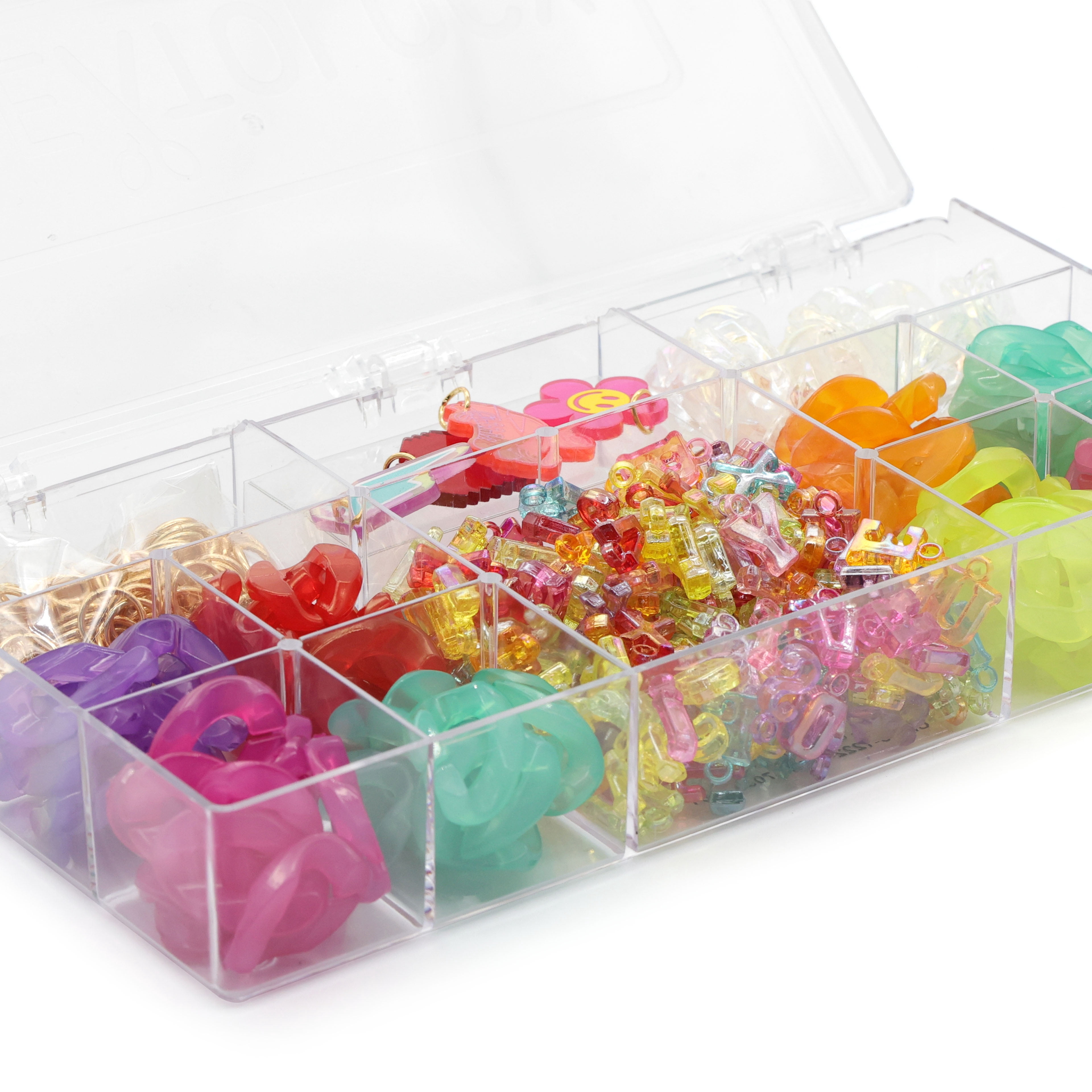 Plastic Chain Jewelry Kit by Creatology - Plastic Beads for Making Jewelry - Charms - Friendship Bracelets - and Arts & Crafts - 1 Pack
