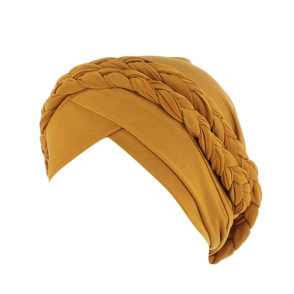 FADAACAI Turbans for Women,Wrap Hat Cover Head Braid Turban Headwear Ethnic Pre-Tied Cap Hair Caps,Chemo Headwear for Women,Cancer Hats for Women Chemo Clearance!