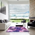 thumbnail image 7 of Ahgly Company Machine Washable Indoor Rectangle Transitional Bright Purple Area Rugs, 5' x 7', 7 of 7