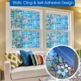 thumbnail image 5 of Window Film, Window Privacy Film, Window Vinyl Glass Covering, Stained Glass Decorative Film, Window Film Privacy Frosted, Static Window Clings, Non-Adhesive, No-Glue (23.6 x 78.7 inch), 5 of 8