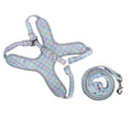 thumbnail image 2 of Pet Harness Leash Set, Pet Reflective Training Vest Adjustable Polyester Cotton Detachable  For Training For Puppy Blue, 2 of 8