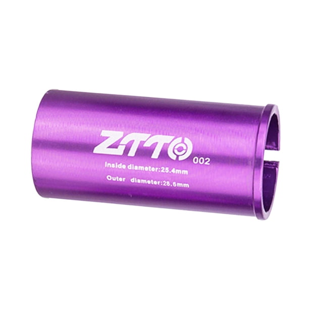 Adaptador de tija de sillín de bicicleta, adaptador de tija de sillín de bicicleta deportiva, aleación de aluminio 286 a 254 mm