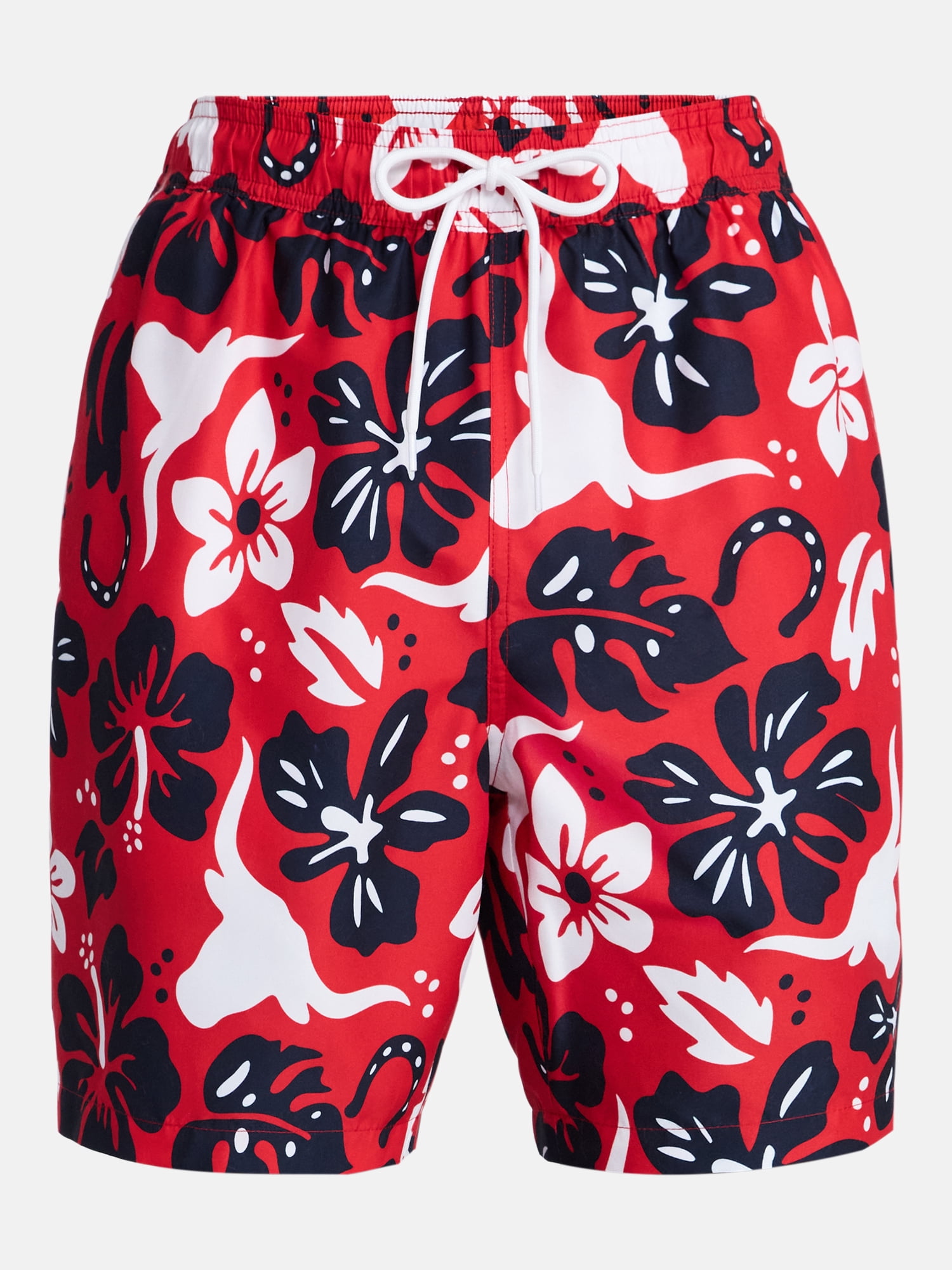 Men's & Big Men's Americana Swim Trunks, 7" Inseam, Sizes S-3XL