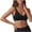 Black, variant on Women’s Thin Adjustable Strap Deep V Smooth Seamless Wireless Bra Flat Laser Cut Edges Wire Free Invisible T-Shirt Soft Breathable Loungewear Casual Layering Underwear