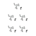 thumbnail image 1 of ZheElen RC Car Servo Mount Bracket Steering Holder Fixing Upgrade Accessories Silver 5Set, 1 of 6
