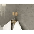 thumbnail image 2 of Dia Wall-Mounted Robe Hook in Brushed Bronze, 2 of 2