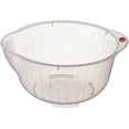 thumbnail image 1 of Japanese Rice Washing Bowl with Side and Bottom Drainers, Clear（2 pcs）, 1 of 2