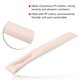 thumbnail image 5 of Universal PU cuero asiento de coche espacio almohadilla a prueba de fugas relleno asiento costura funda protectora Beige, 5 of 8