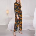thumbnail image 3 of Sikiie Sunflowers Women's Long-Sleeve Shirt and Full-Length Bottom Pajama Set (s-xxl)-Large, 3 of 7