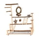 thumbnail image 3 of Parque infantil para loros,Parque infantil para pájaros Puesto de juegos para loros de madera Juguete para masticar,Puesto de juegos para loros con escalera Juguete para ejercicios de, 3 of 9