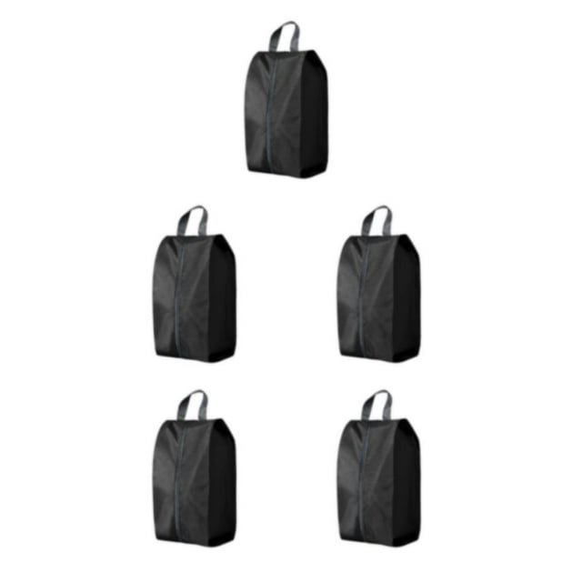 Becaristey Travel-friendly Shoe Pouches Convenient And Versatile Shoe Storage Solution black L 5Set